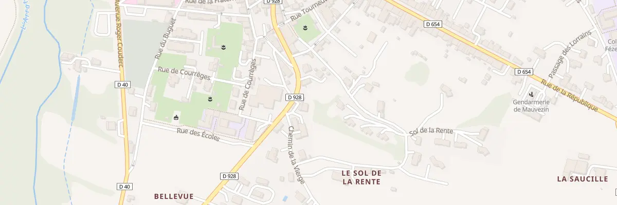 Plan du 15B Av Jean Philip à Mauvezin