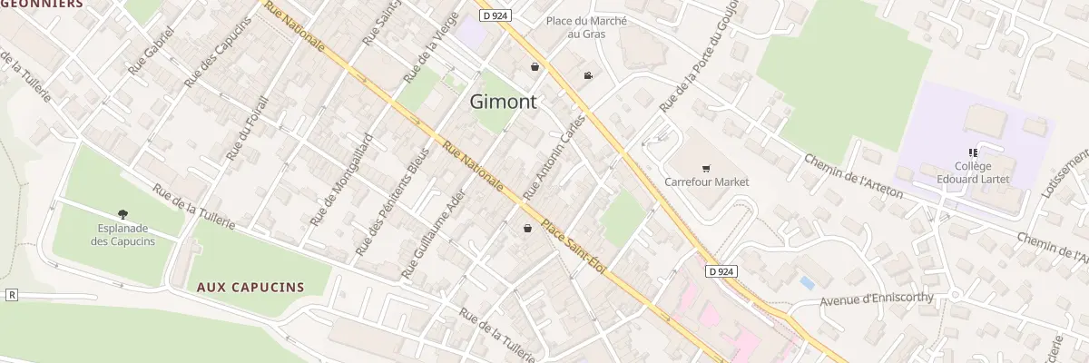 Plan du 6 Rue Antonin Carles à Gimont