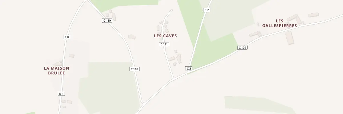 Plan du 1 Les Caves à Ciran