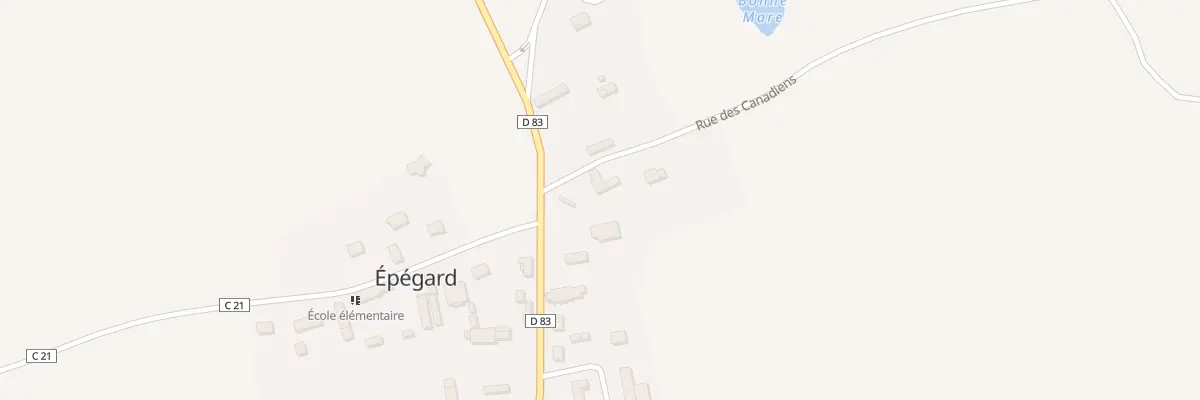 Plan du 8 Rue de l’Eglise à Épégard