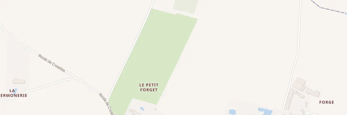 Plan du 175 Le Petit Forget à Neuillé-le-Lierre
