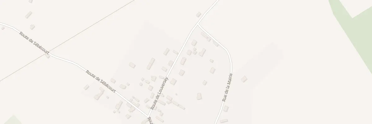 Plan du 20 Rte de Louversey à Sainte-Marthe