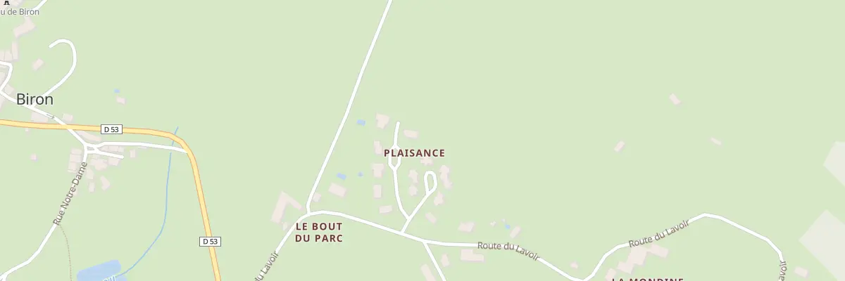 Plan du 37 Plaisance à Biron