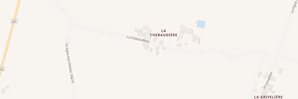 Plan du 4 La Chebaudiere à Antigny