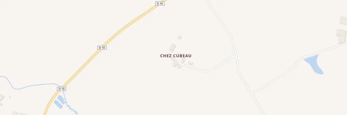 Plan du 6108 Chez Cubeau Saint Remy à Lathus-Saint-Rémy