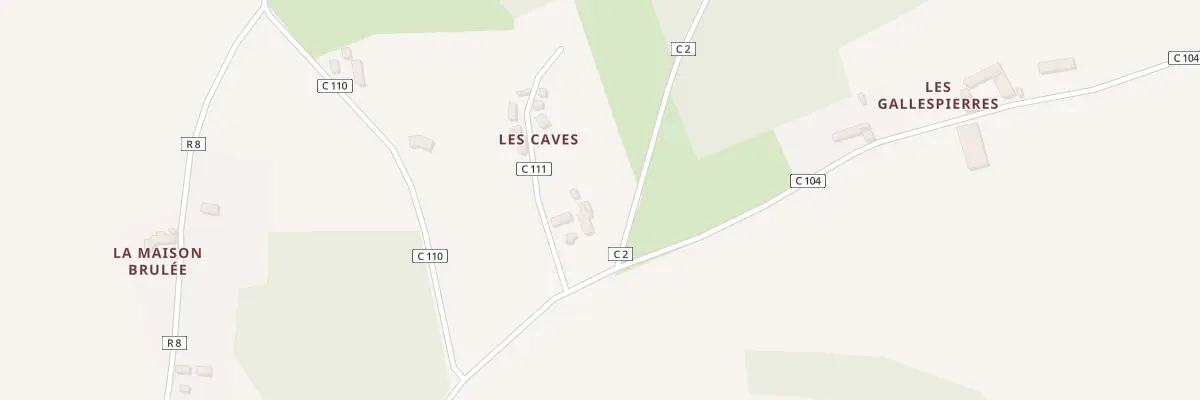 Plan du 2 Les Caves à Ciran