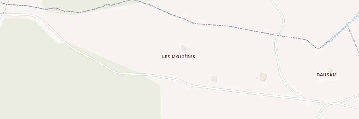 Plan du 5023 Las Molieres à Balignac