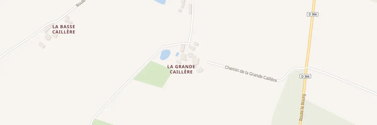 Plan du 9 La Grande Caillere à Chaumussay