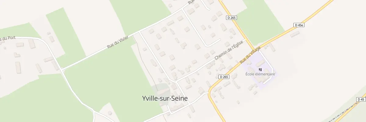 Plan du 6003 Le Village à Yville-sur-Seine