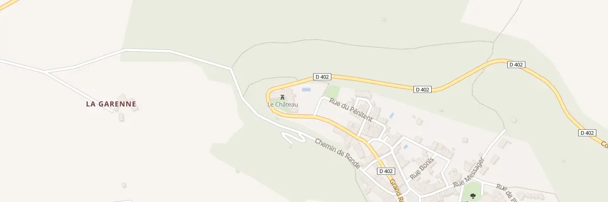 Plan du 5015 Gr Grand Rue à Beauville