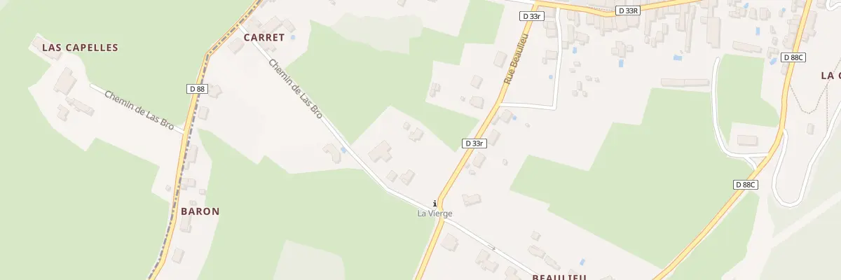 Plan du 6 Rue de Beaulieu à Auzas