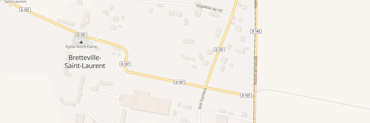 Plan du 1 Rte des Marronniers à Bretteville-Saint-Laurent