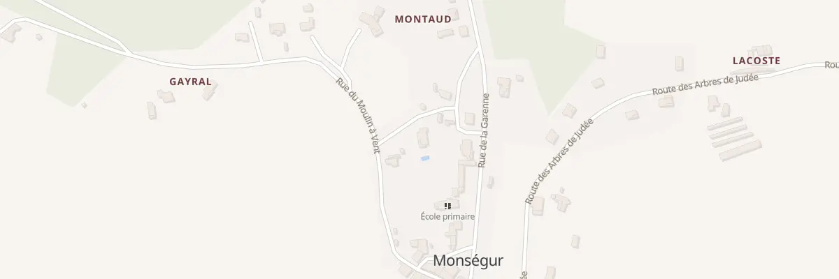 Plan du 5 Rue du Chateau d’Eau à Monségur