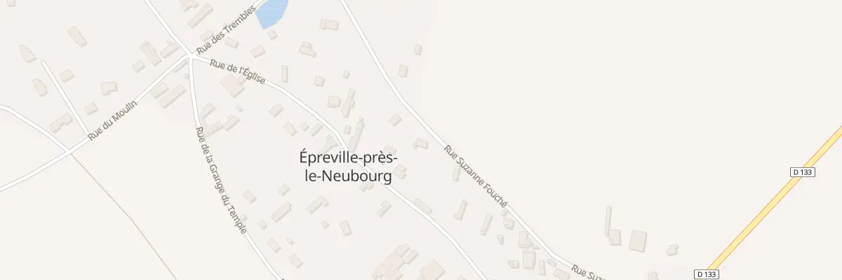 Plan du 15 Rue Suzanne Fouché à Épreville-près-le-Neubourg
