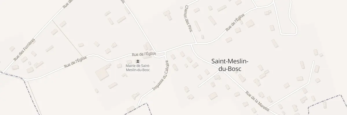 Plan du 24 Rue de l’Eglise à Saint-Meslin-du-Bosc