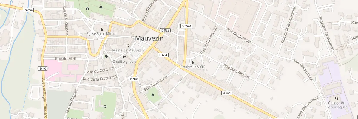 Plan du 13 Rue de la République à Mauvezin