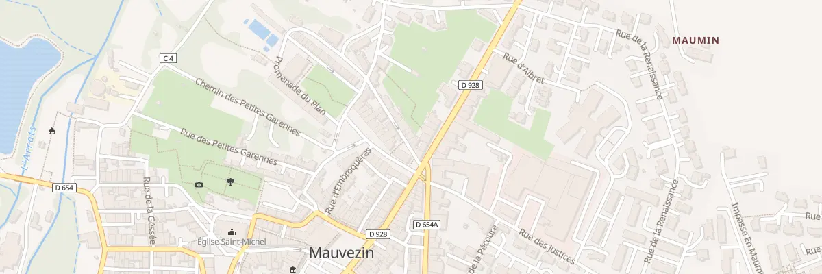 Plan du 4 Rue de Saint Cère à Mauvezin