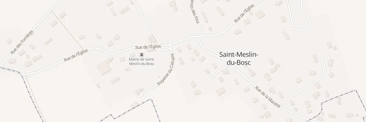 Plan du 22 Imp du Calvaire à Saint-Meslin-du-Bosc