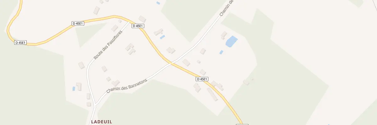 Plan du 1805 Rte des Feuillardiers à La Douze