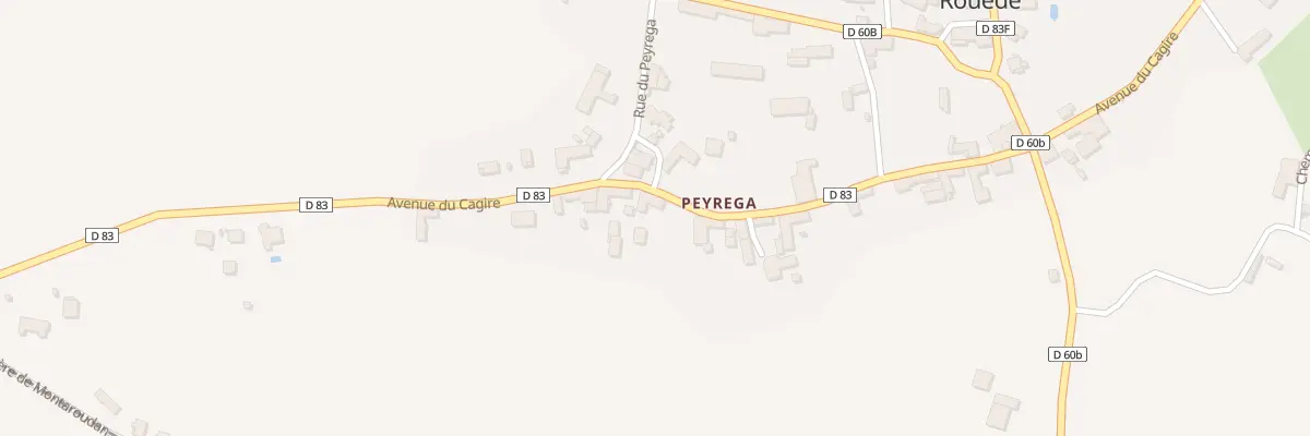 Plan du 2 Peyrega à Rouède