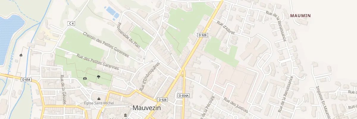 Plan du 2 Rue de Saint Cère à Mauvezin