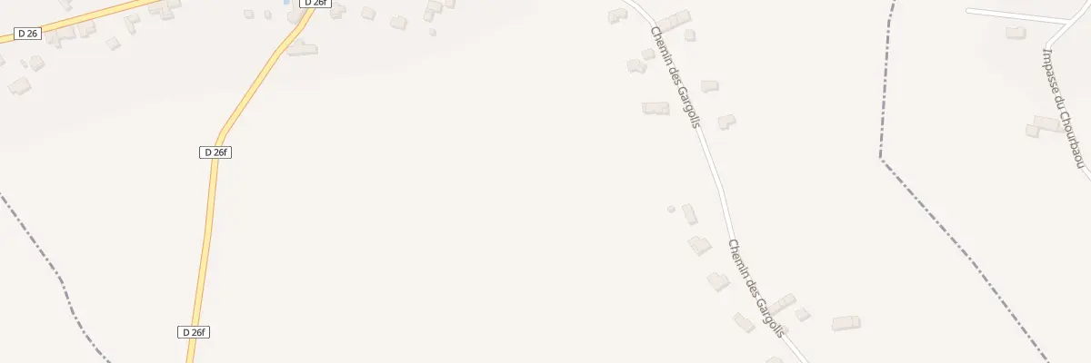 Plan du 2T Chem des Gargolis à Montespan