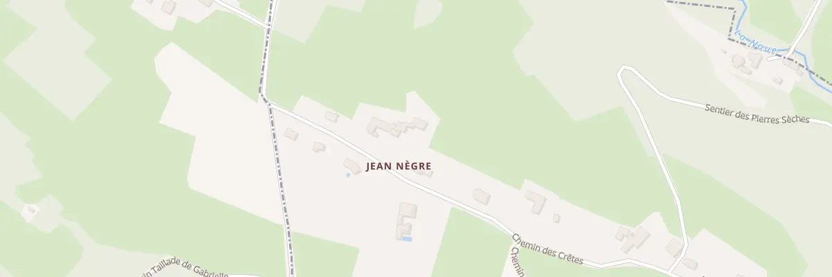 Plan du 24 Chem des Cretes à Auzas