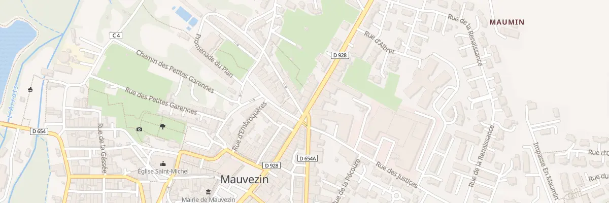 Plan du 23 Rue Gambetta à Mauvezin