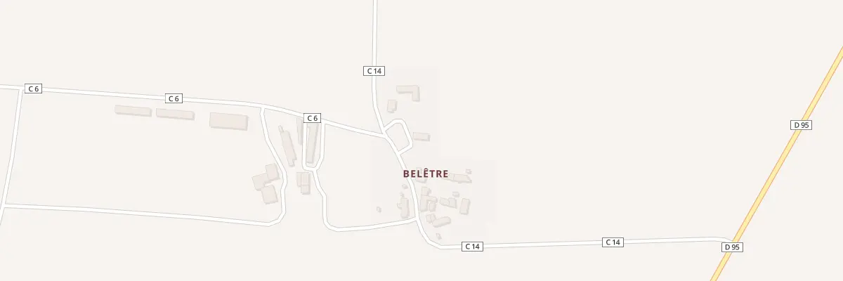 Plan du 3 Belêtre à Dolus-le-Sec