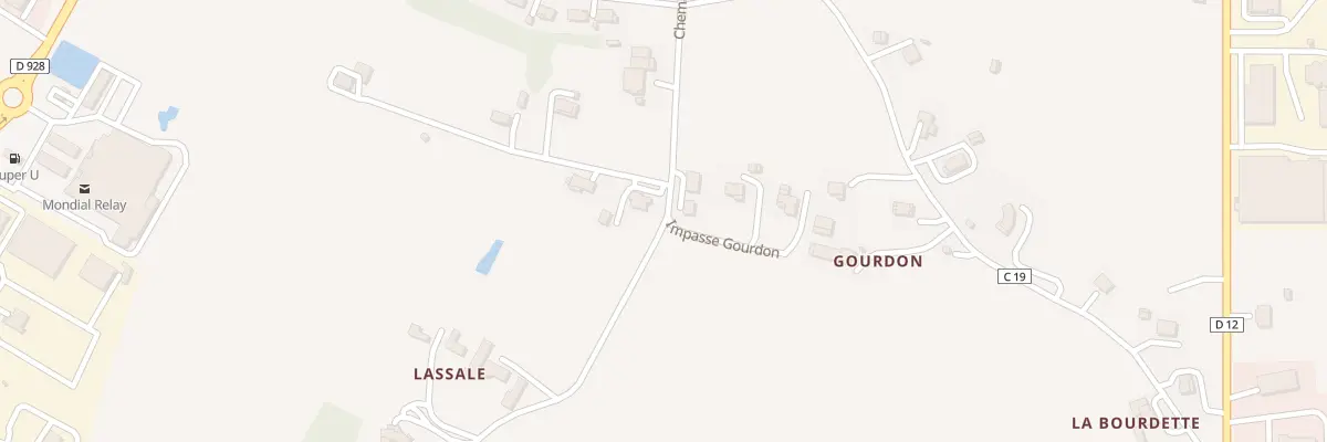 Plan du 5621 A Lassale à Mauvezin