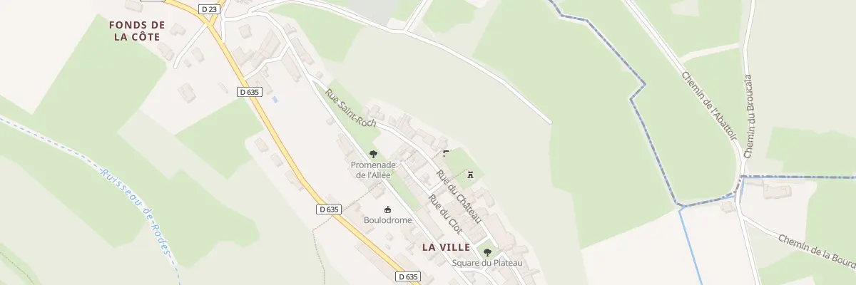 Plan du 109 Rue Saint Roch à Aurignac