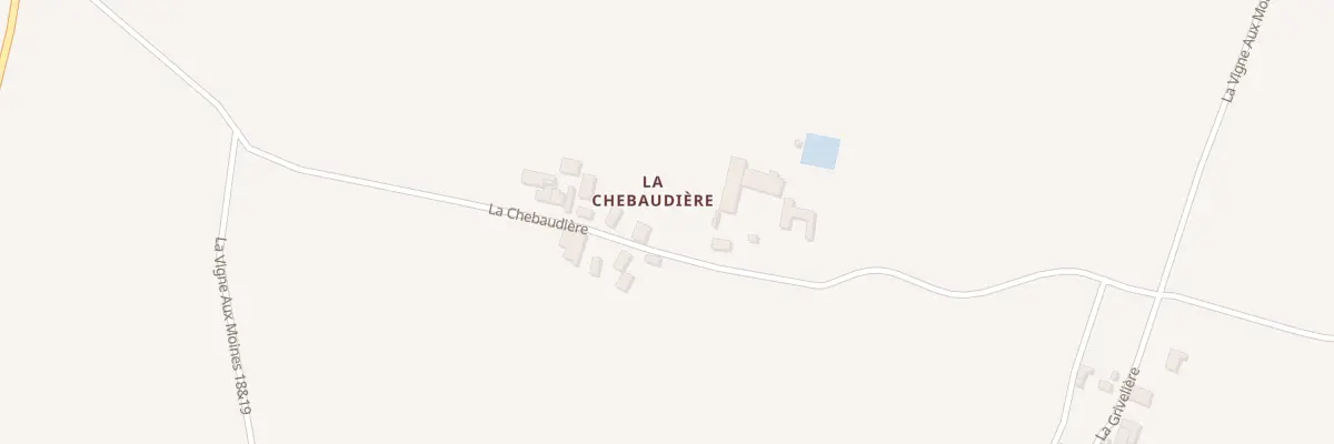 Plan du 9 La Chebaudiere à Antigny