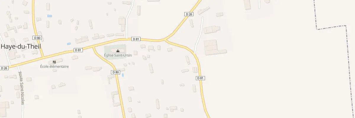 Plan du 53 Rte de Tourville la Campagne à La Haye-du-Theil