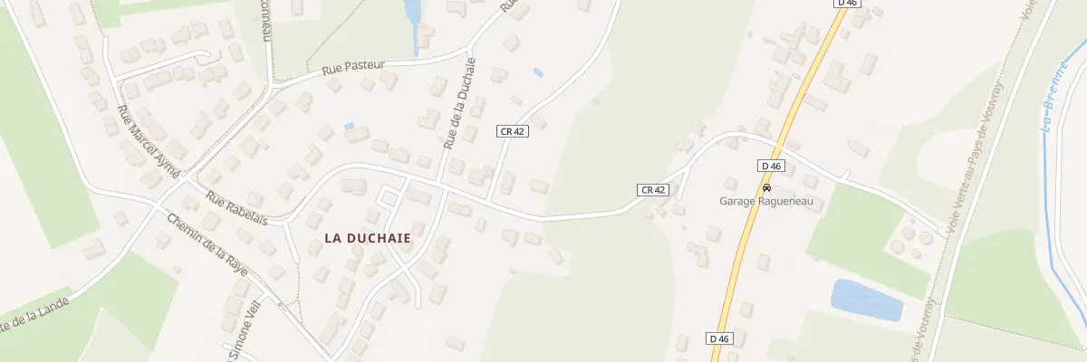 Plan du 608 Le Point du Jour à Reugny