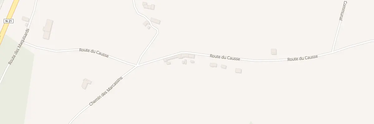 Plan du 456 Rte du Causse à Vaunac