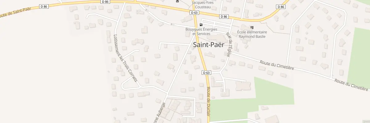 Plan du 5021 Le Bourg à Saint-Paër