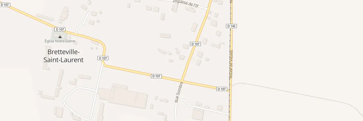 Plan du 5 Rte des Marronniers à Bretteville-Saint-Laurent