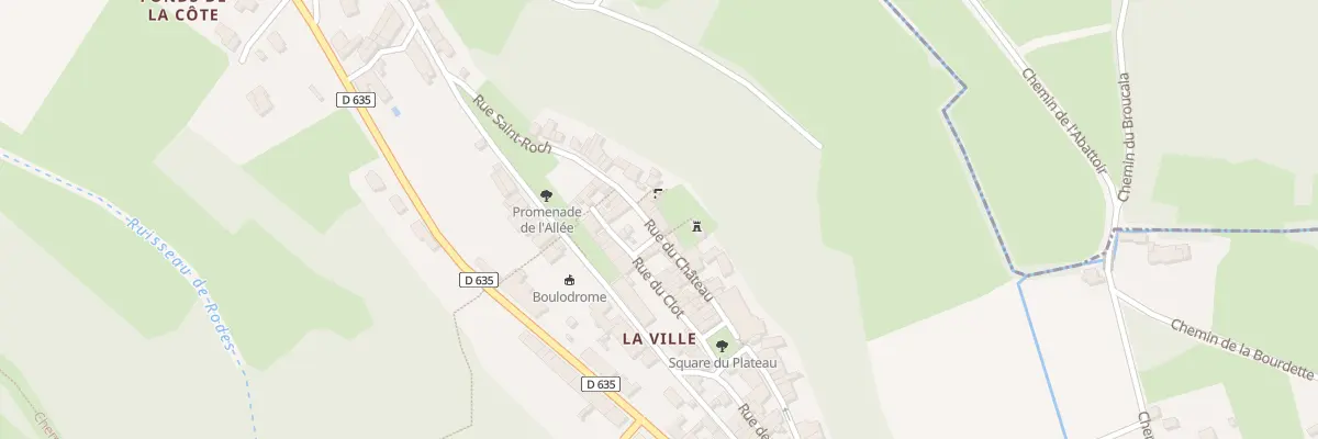 Plan du 24 Rue du Château à Aurignac