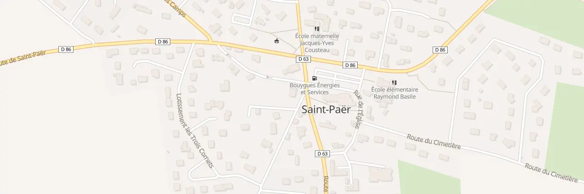 Plan du 5023 Le Bourg à Saint-Paër