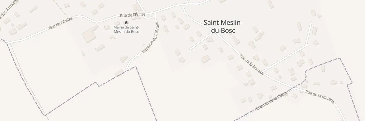 Plan du 8T Rue de la Marette à Saint-Meslin-du-Bosc