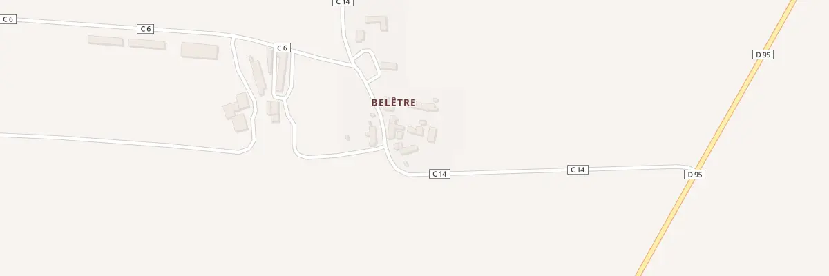 Plan du 13 Belêtre à Dolus-le-Sec