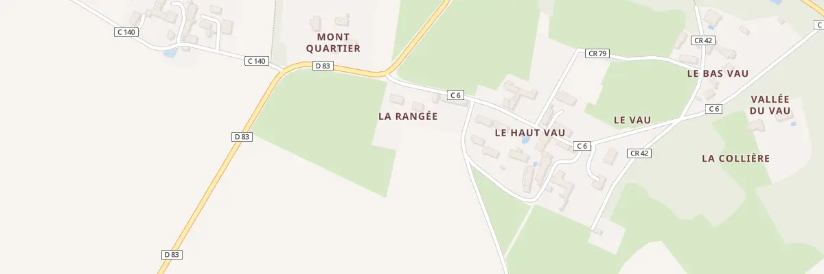 Plan du 2 Le Haut Vau à Courçay