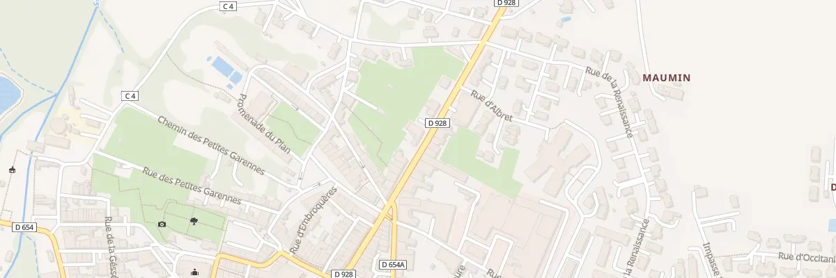 Plan du 33 Rue Gambetta à Mauvezin