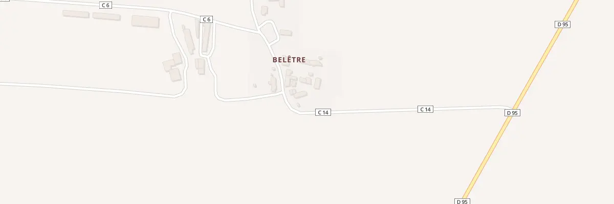 Plan du 17 Belêtre à Dolus-le-Sec