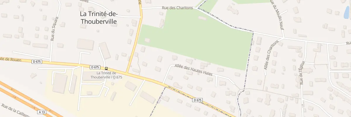 Plan du 3 All des Hautes Haies à La Trinité-de-Thouberville