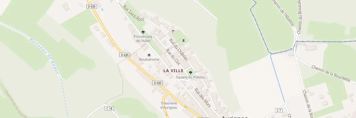 Plan du 79 Rue du Clot à Aurignac