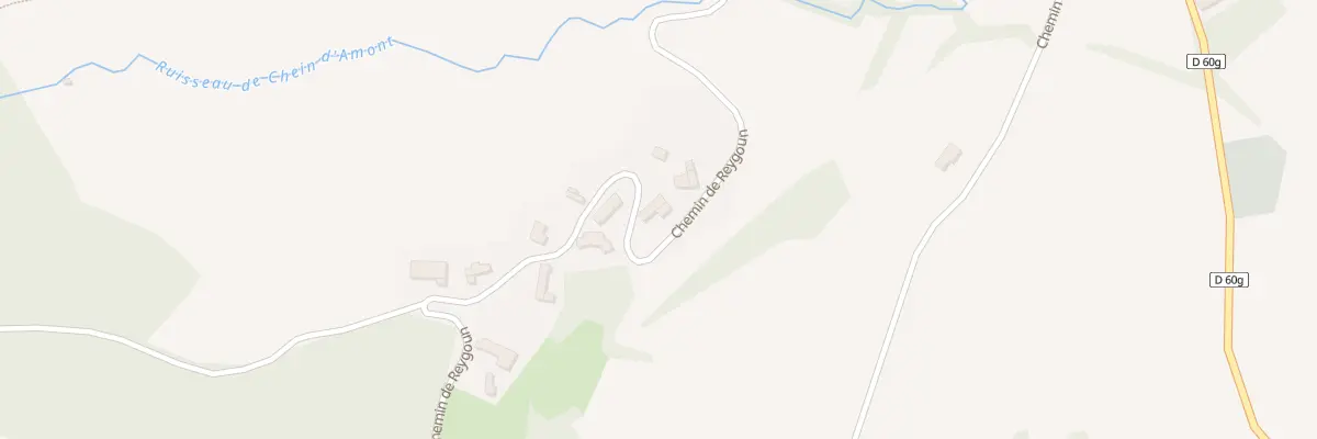 Plan du 729 Che de Reygoun à Chein-Dessus