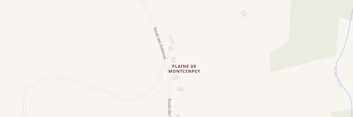 Plan du 5084 Plaine de Montcenpey à Montgaillard