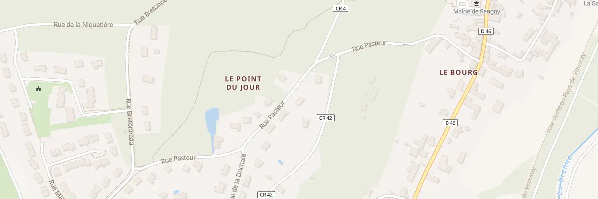 Plan du 5582 Le Point du Jour à Reugny