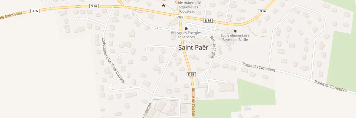 Plan du 5345 Le Bourg à Saint-Paër